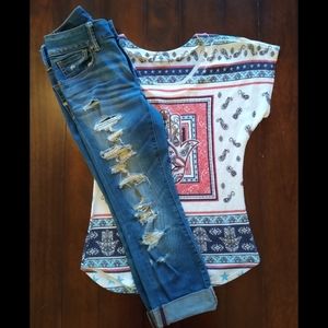 American Eagle Artist Crop jeans